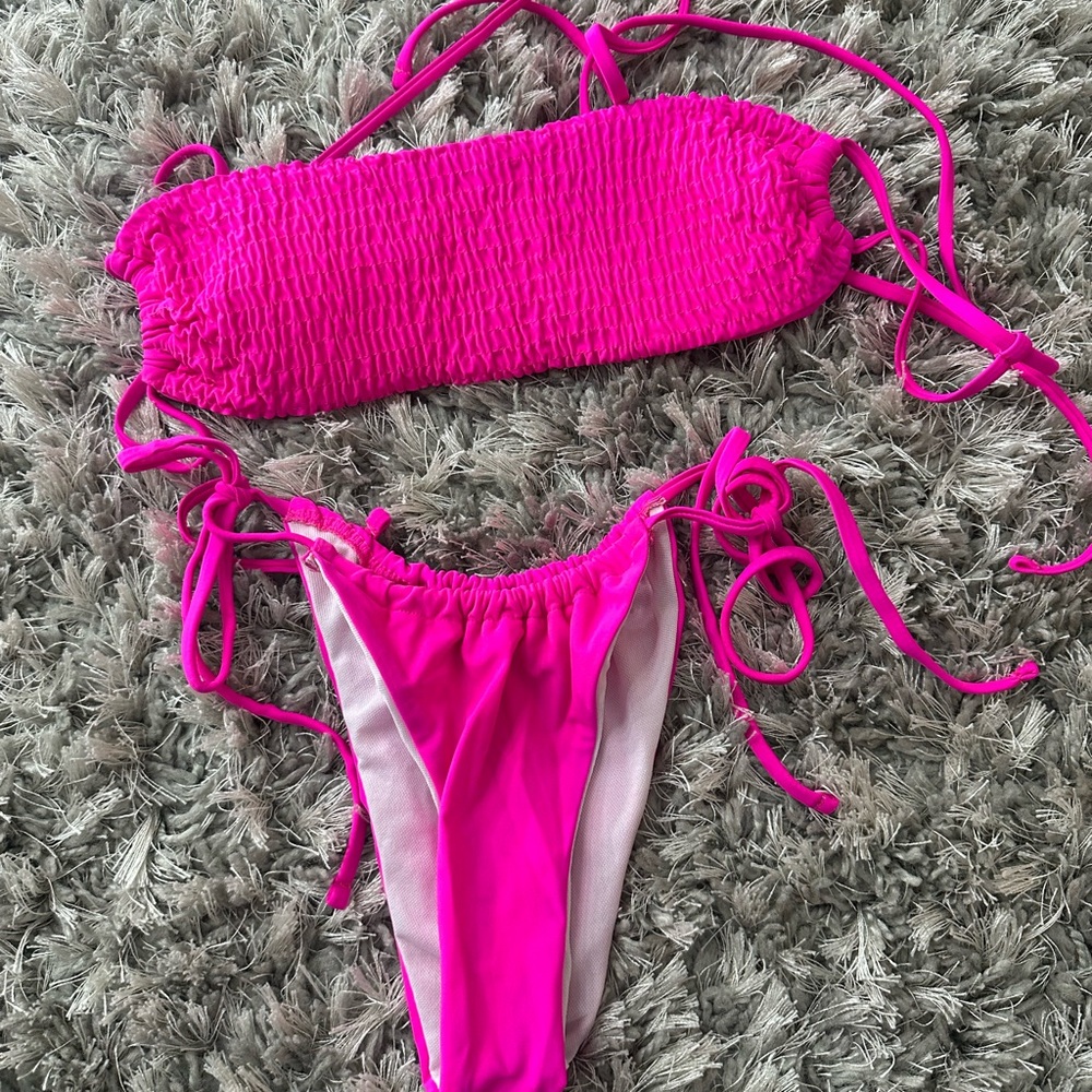 Vibrant Pink Bikini Set